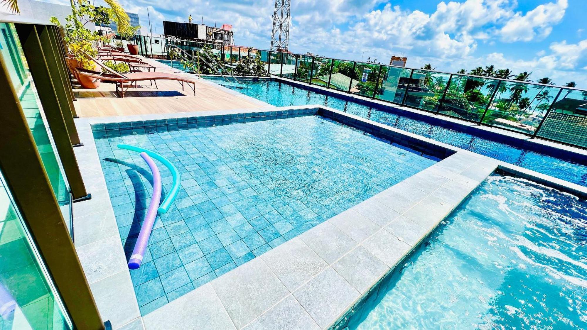 "Vivendo No Paraiso" - Flat C/Suite No Centro Pôrto das Galinhas Buitenkant foto